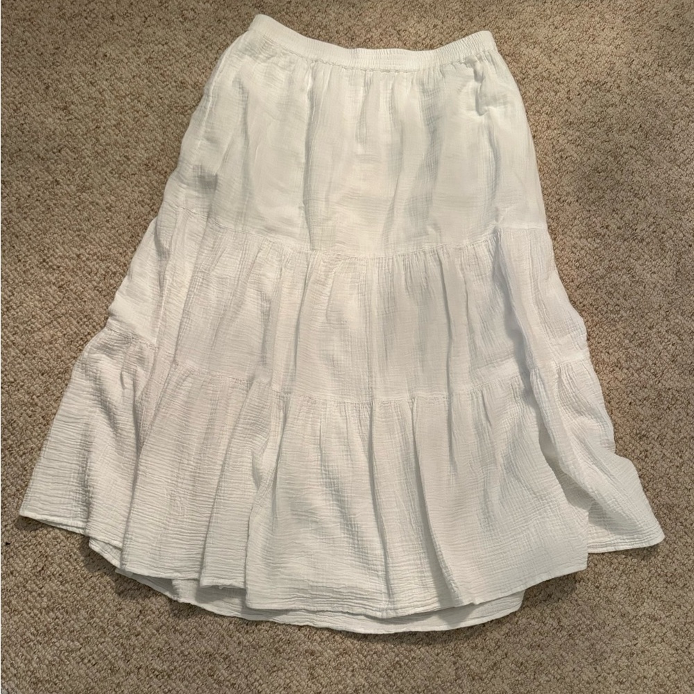 Faherty
Dream Cotton Gauze Valentina Tiered Skirt - Women's XL